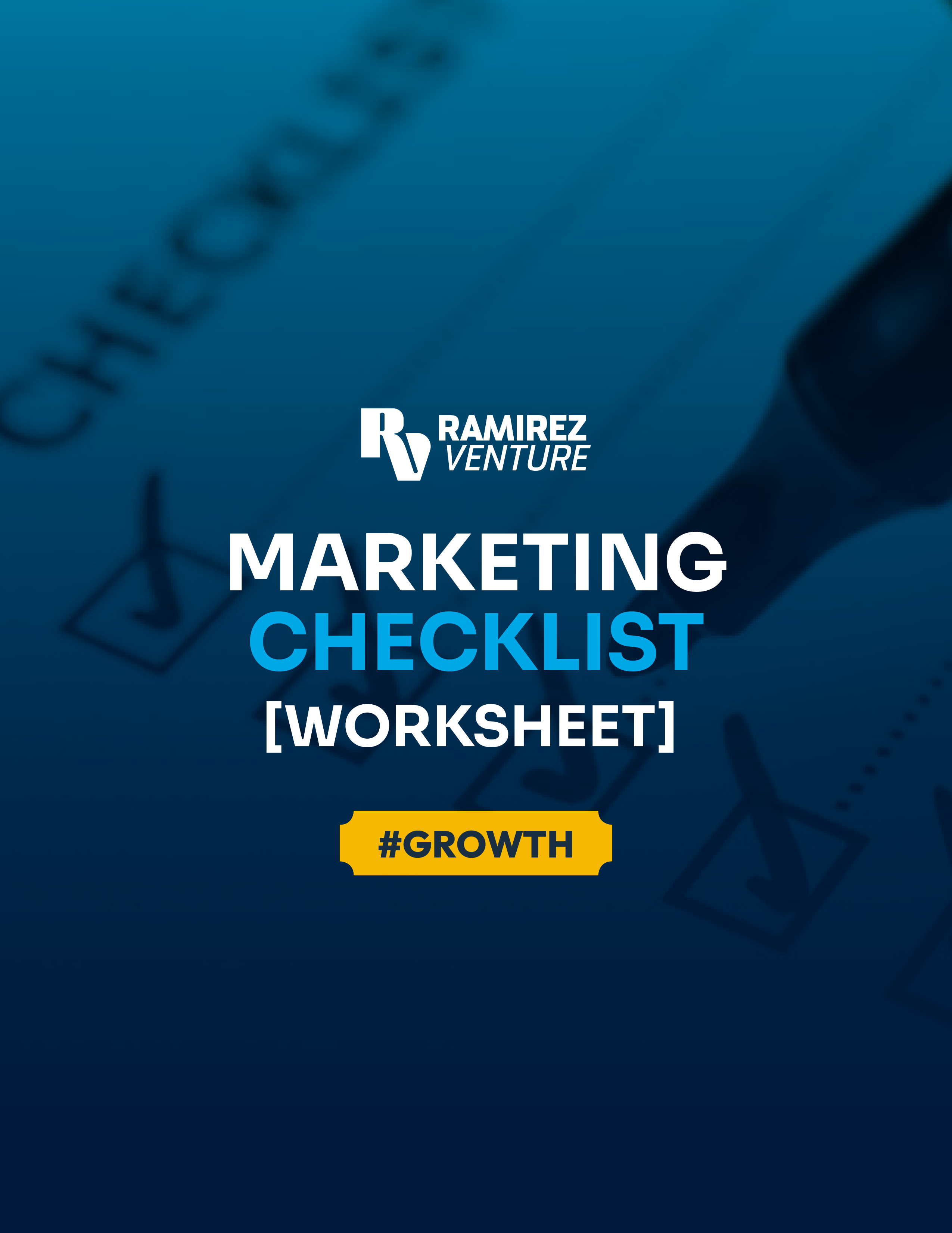 Marketing Checklist Ramirez Venture